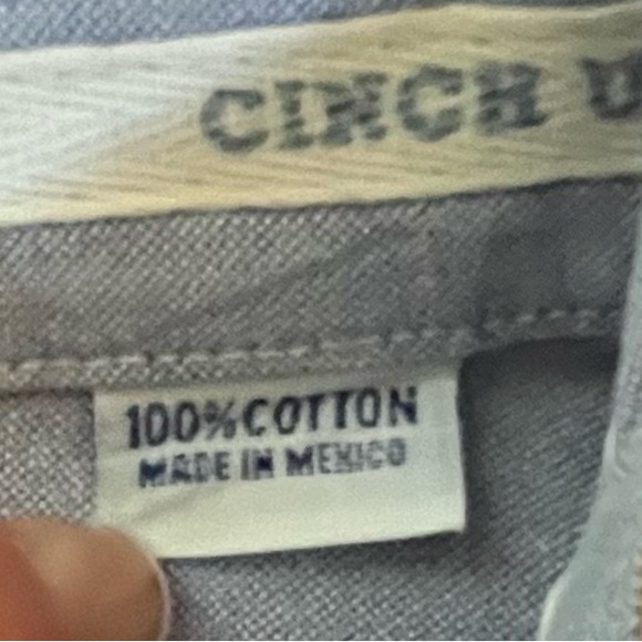 Cinch Vintage Yellow, Blue, & Red Plaid Western Shirt, XL - Picture 5 of 9